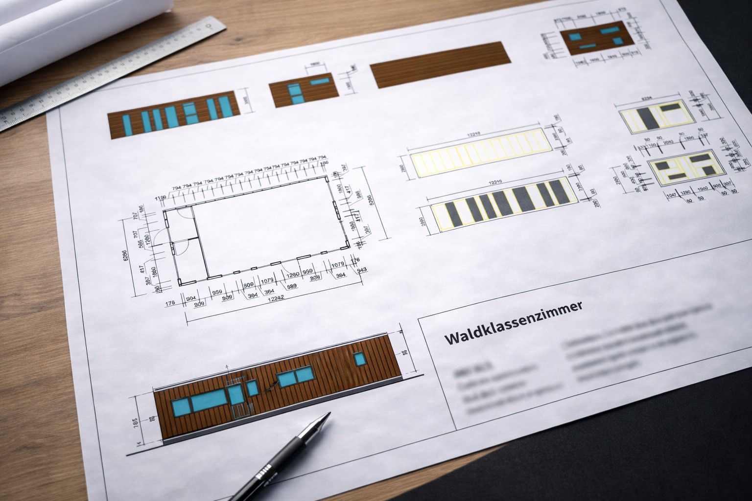 Planungsprozess von Entwurf bis Bauausführung